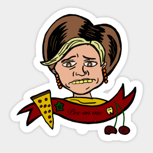 JERRI BLANK - PEE ON ME Sticker